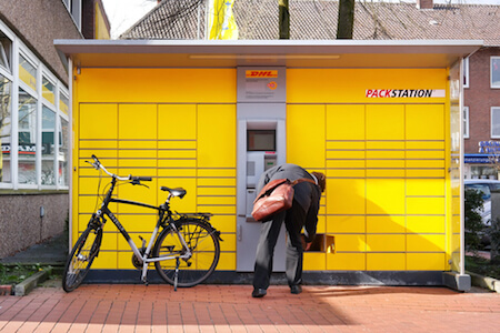 Packstation der Deutschen Post DHL