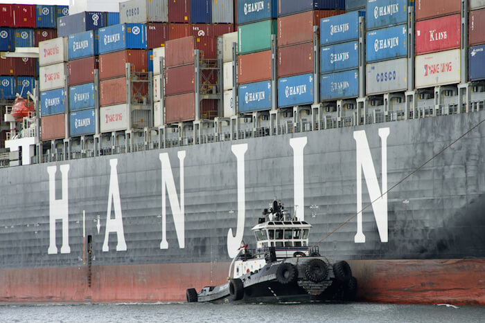 Hanjin-Frachter