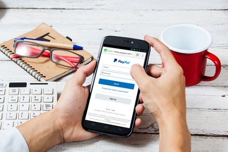 Paypal auf dem Smartphone