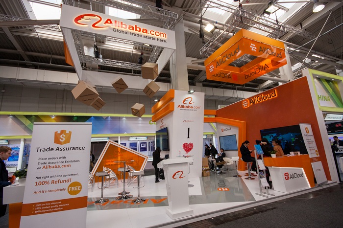 Messe-Stand von Alibaba