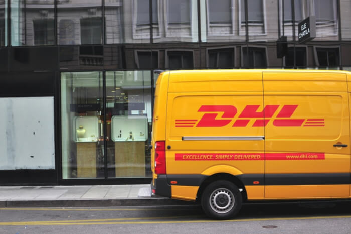 DHL Lieferwagen