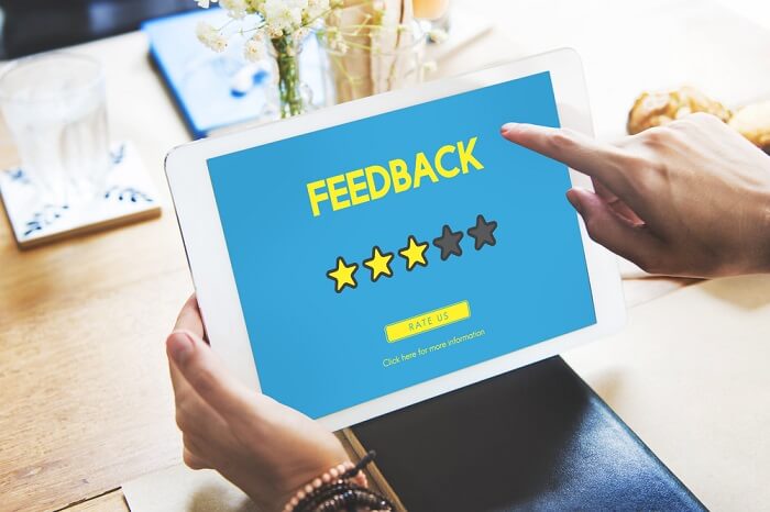 Customer Feedback Comment Vote Review Results Concept