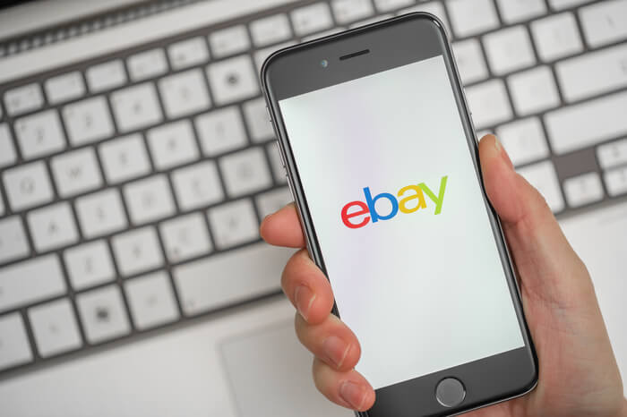 Ebay auf einem Smartphone