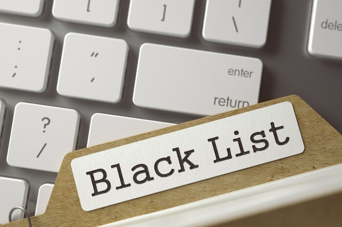 Ordner mit Black List