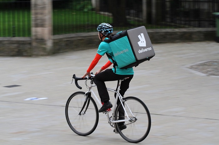 Deliveroo-Fahrer