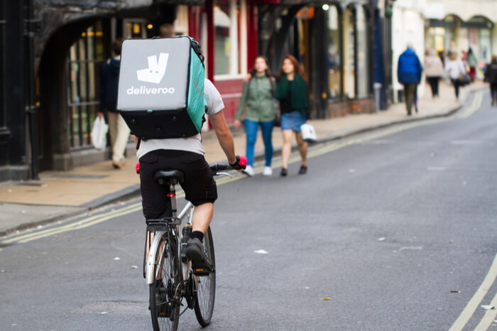 Deliveroo-Fahrer