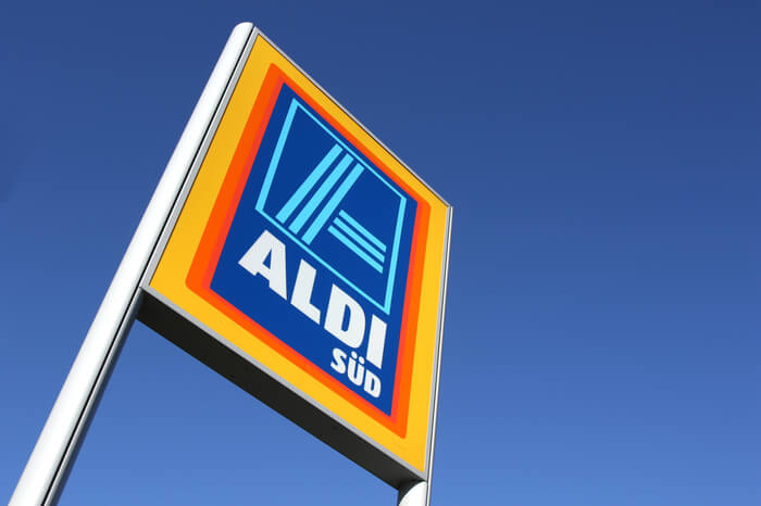 Aldi Süd-Schild