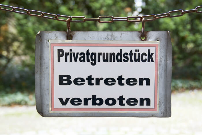 Betreten verboten