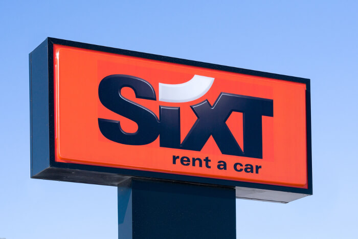 Logo des Autovermieters Sixt