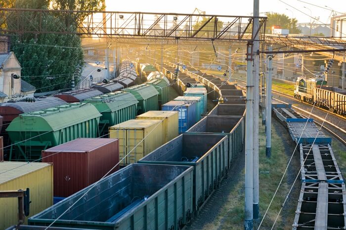 Güterzüge Bahnhof