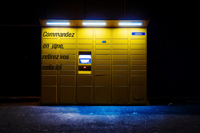 Amazon Locker: Hier in gelber Version