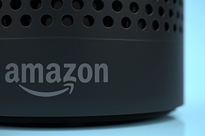 Nahaufnahme vom Amazon Echo