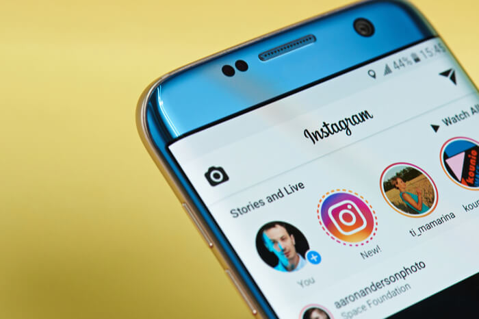 Instagram auf Smartphone