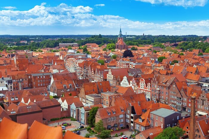 Skyline von Lüneburg