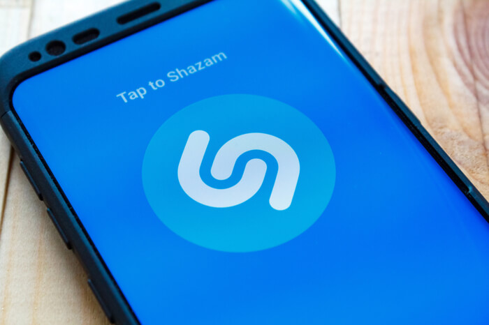 Shazam auf Smartphone