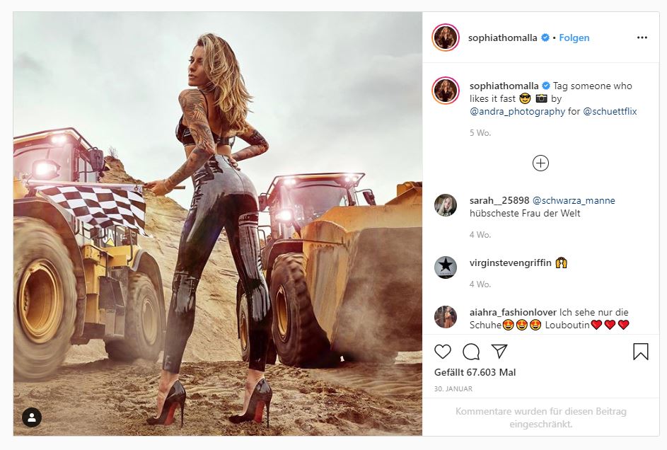 Sophia Thomalla Instgram