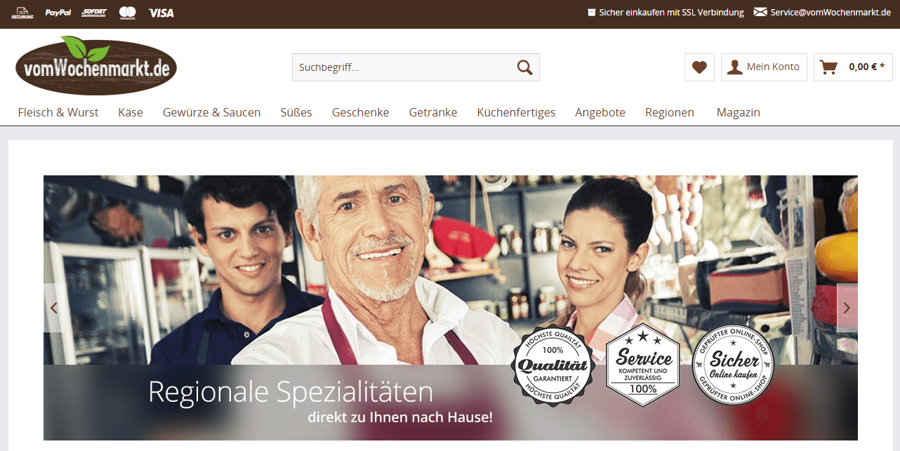 Website vomWochenmarkt.de